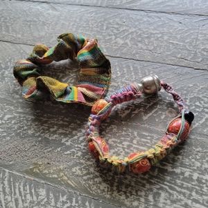 Boho Bracelet and Scrunchie